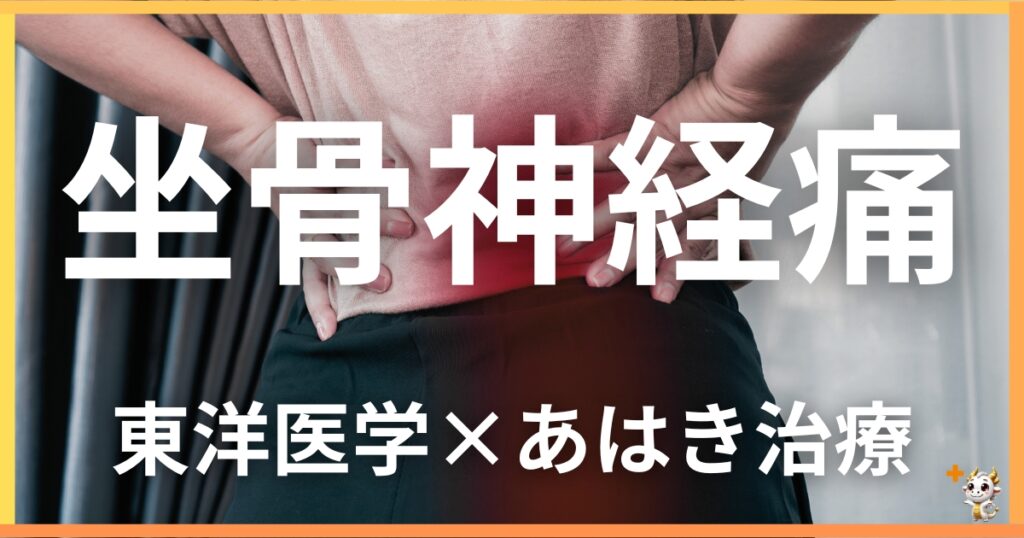 坐骨神経痛を東洋医学の視点から解説|鍼灸・あん摩マッサージ指圧で自然に改善する方法
